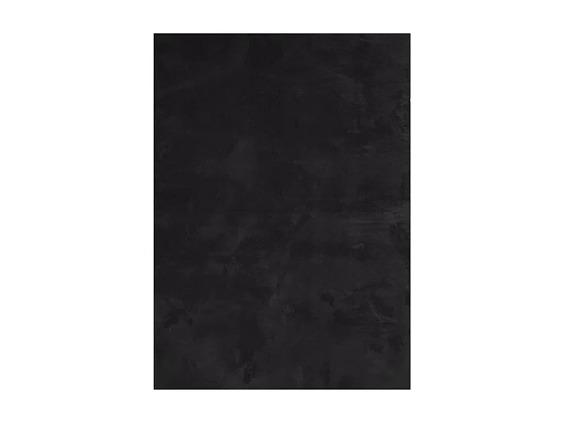 Hester  Tapis HUARTE à poils courts doux et lavable noir 200x280 cm