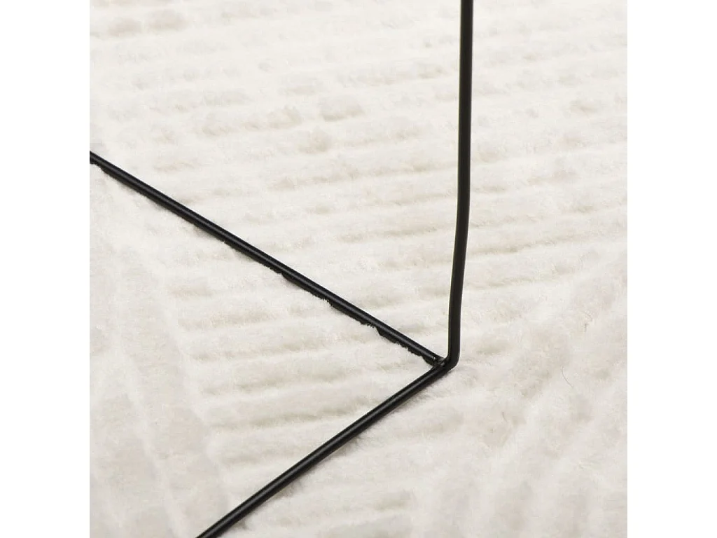 Everlyn  Tapis IZA poils courts style scandinave crème 200x280 cm