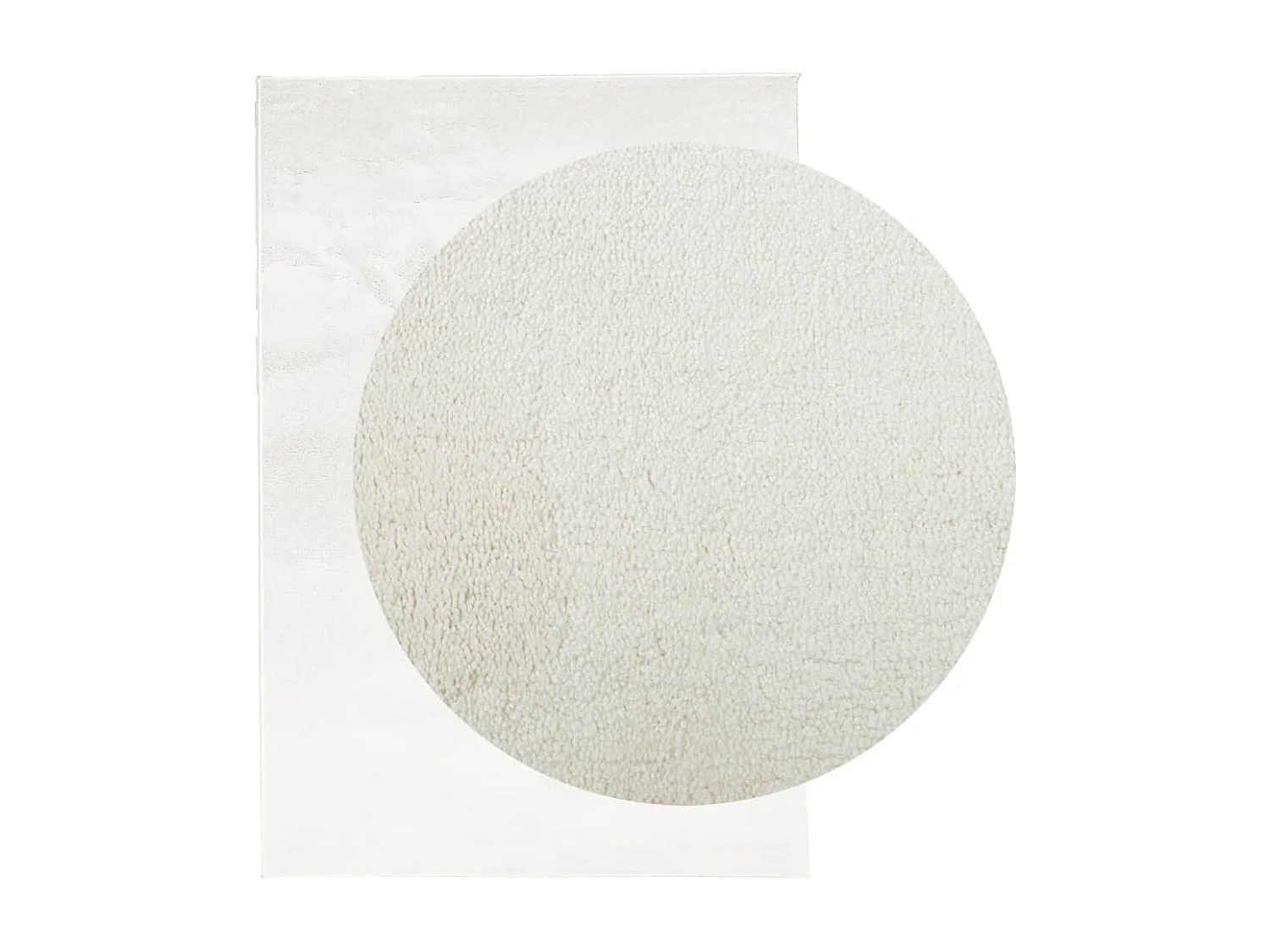 Sinto  Tapis OVIEDO à poils courts crème 200x280 cm