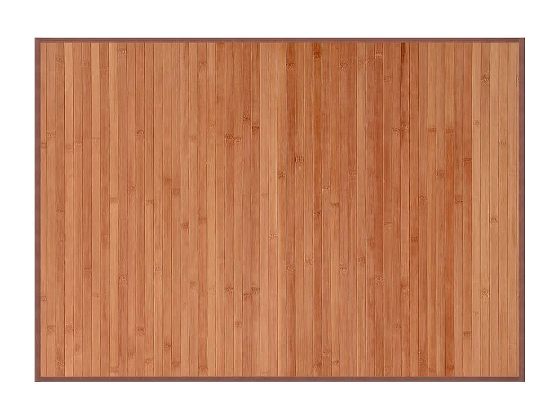 Senad  Teppich Rechteckig Braun 70x100 cm Bambus