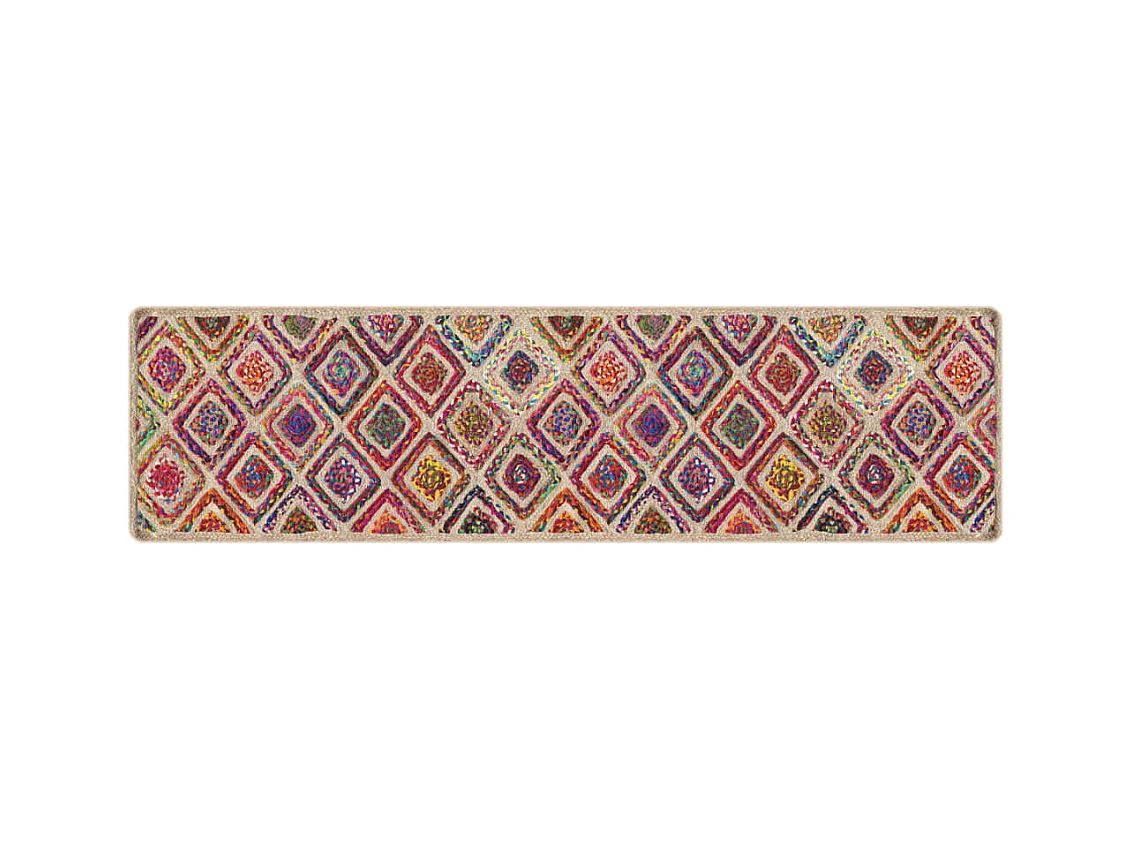 Elsje  Tapis lavable multicolore 80x300 cm antidérapant
