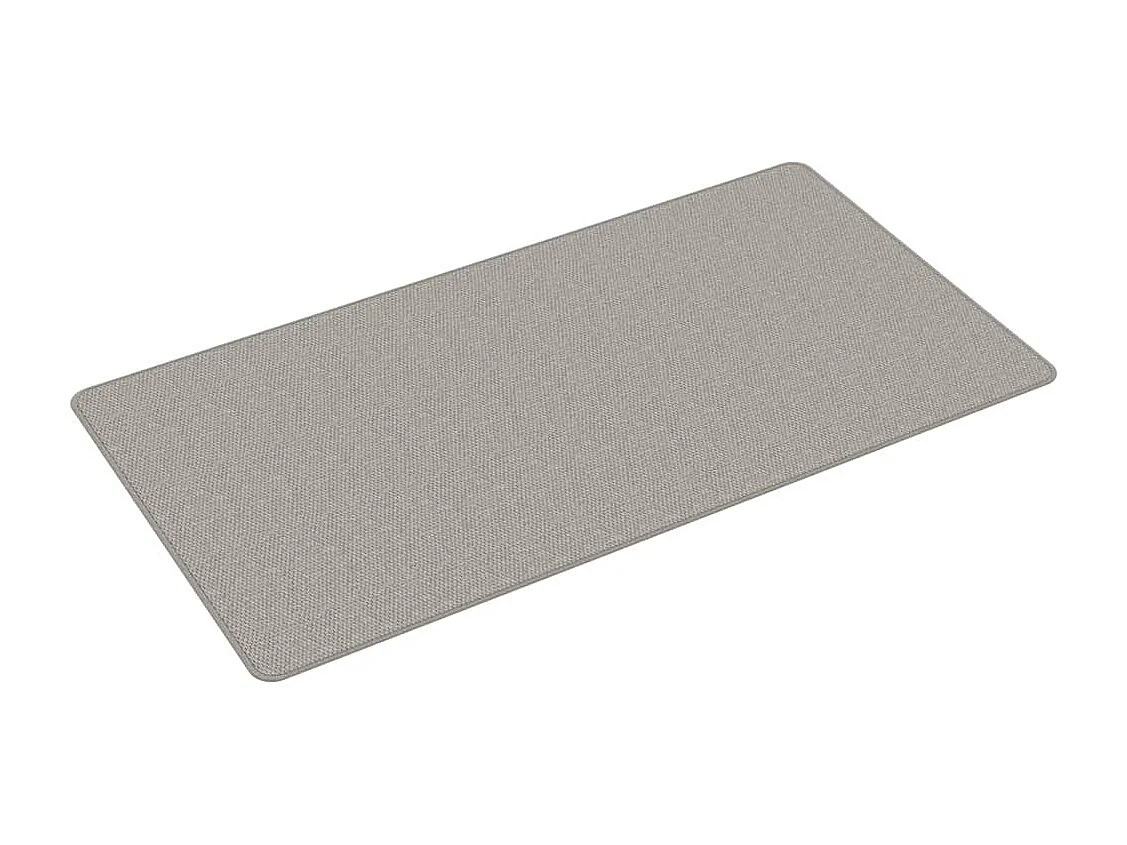 Overijse  Tapis de couloir aspect sisal platina 80x150 cm