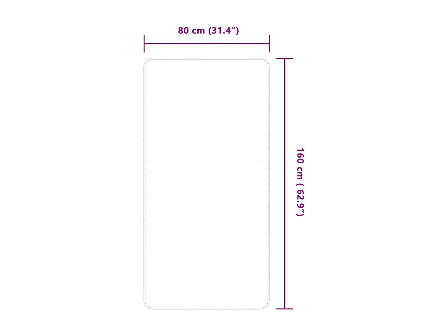 Marcel-Joseph  Teppich Jute mit Latexrücken 80x160 cm Natur