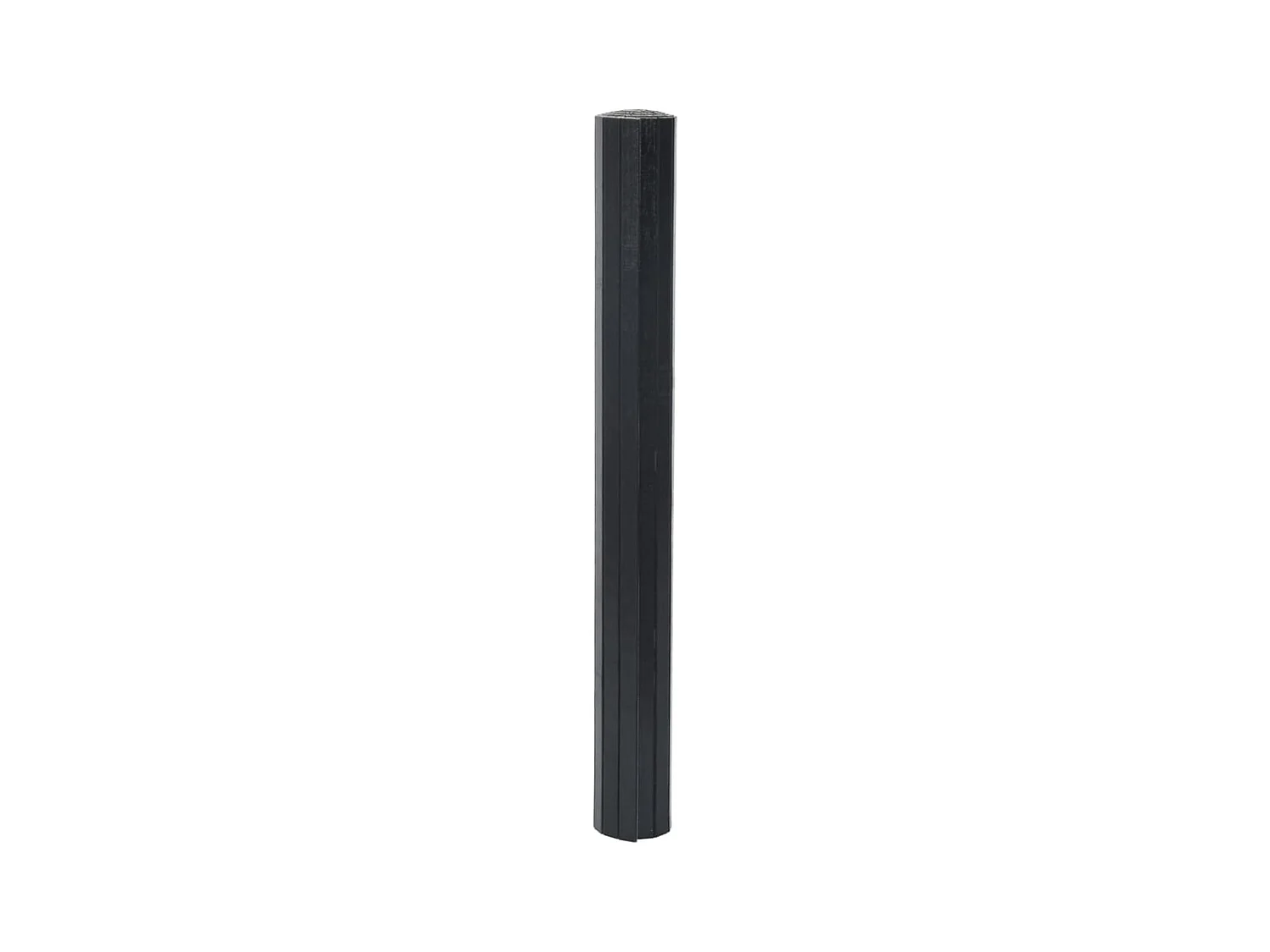 Wakil  Teppich Rechteckig Schwarz 70x300 cm Bambus