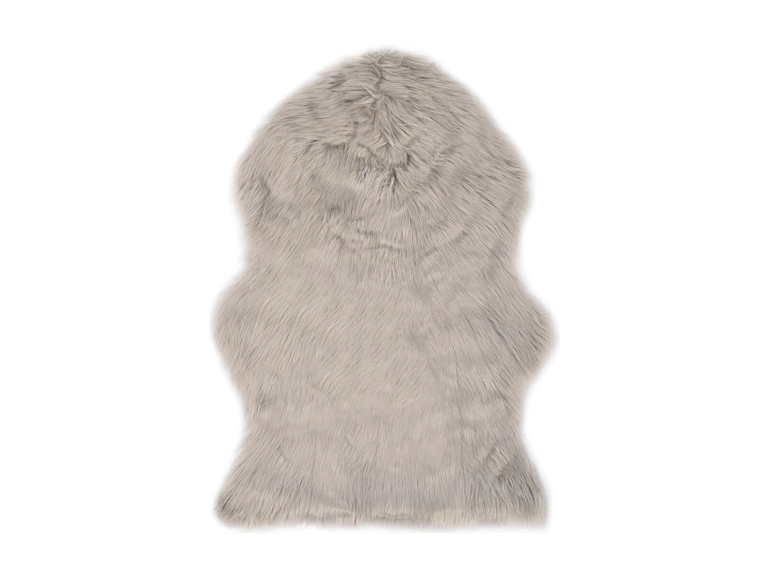 Emmett  Vloerkleed 60x90 cm kunstschapenvacht lichtgrijs