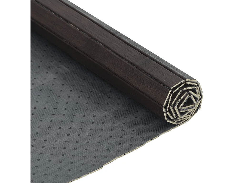 Wakil  Tappeto Rettangolare Marrone Scuro 70x100 cm in Bambù