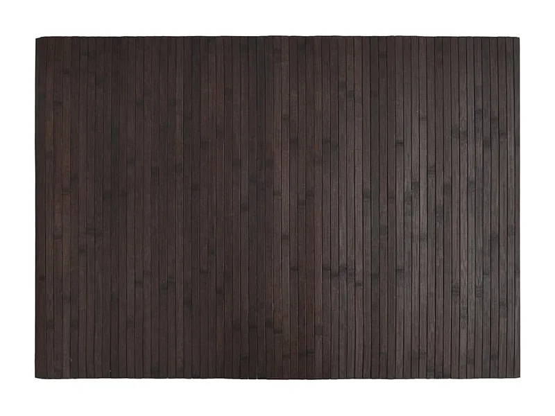 Wakil  Teppich Rechteckig Dunkelbraun 70x100 cm Bambus
