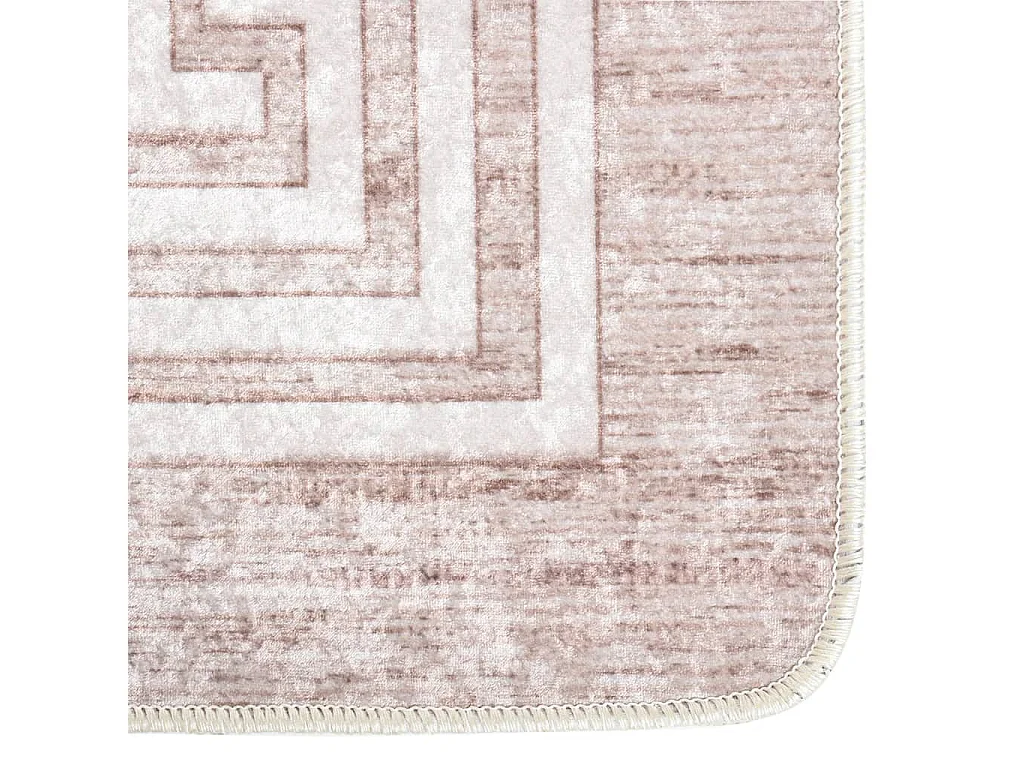Elsje  Alfombra lavable antideslizante beige 160x230 cm