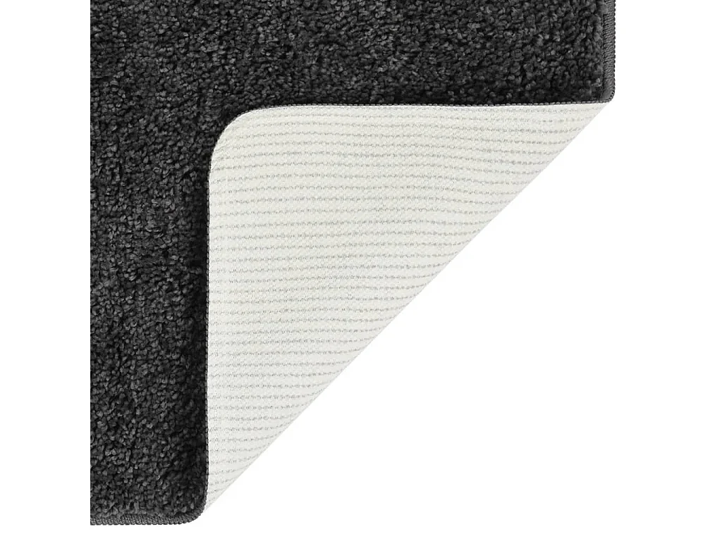 Charleroi  Tapis shaggy antidérapant Gris 120x170 cm