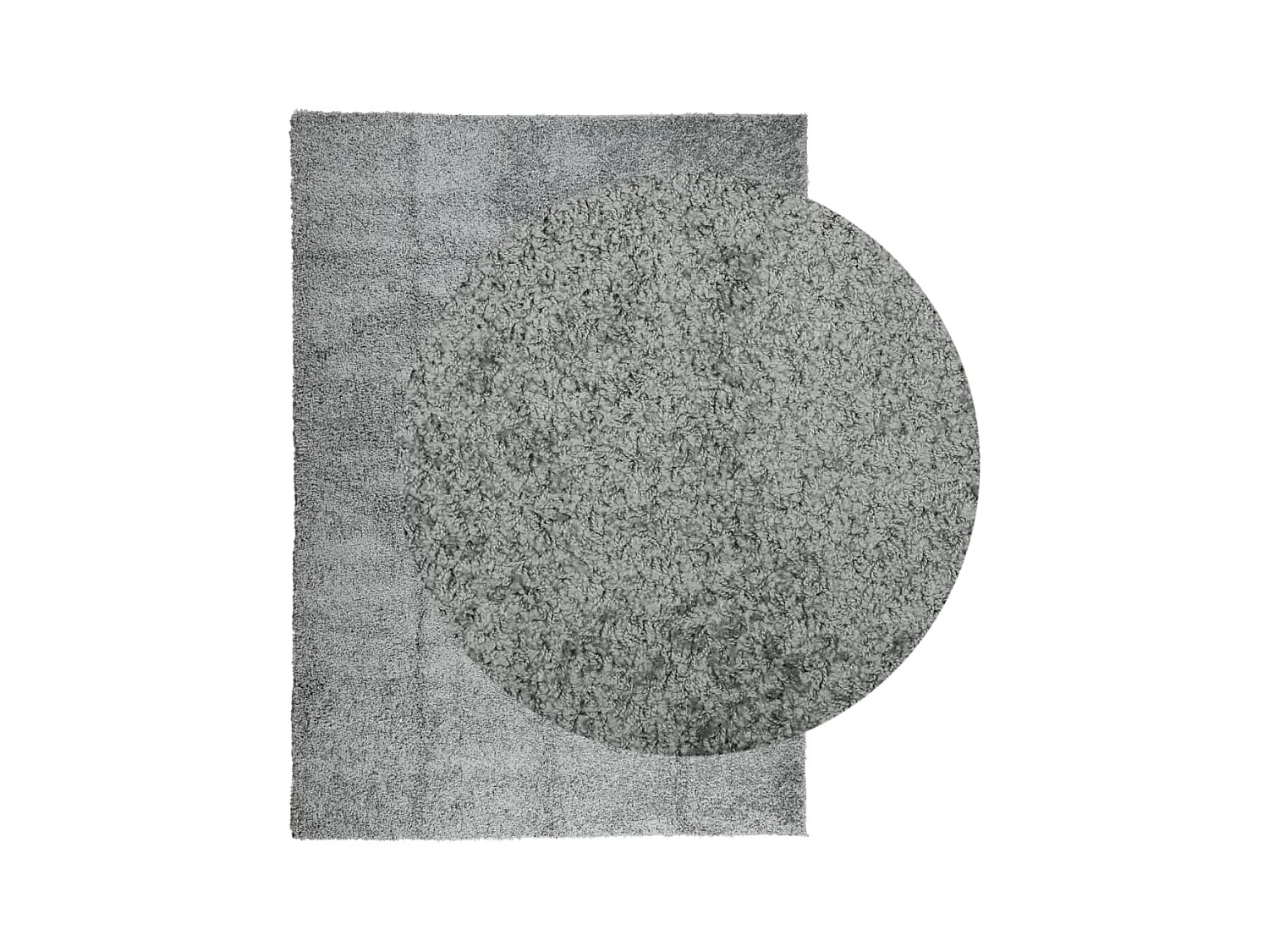 Vito  Teppich Shaggy Hochflor Modern Grün 240x340 cm