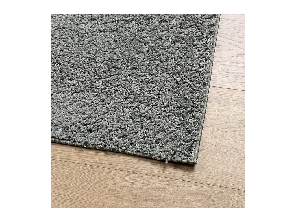 Vito  Teppich Shaggy Hochflor Modern Grün 240x340 cm