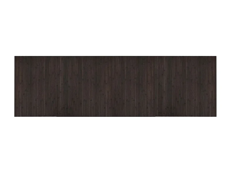 Wakil  Vloerkleed rechthoekig 60x200 cm bamboe donkerbruin