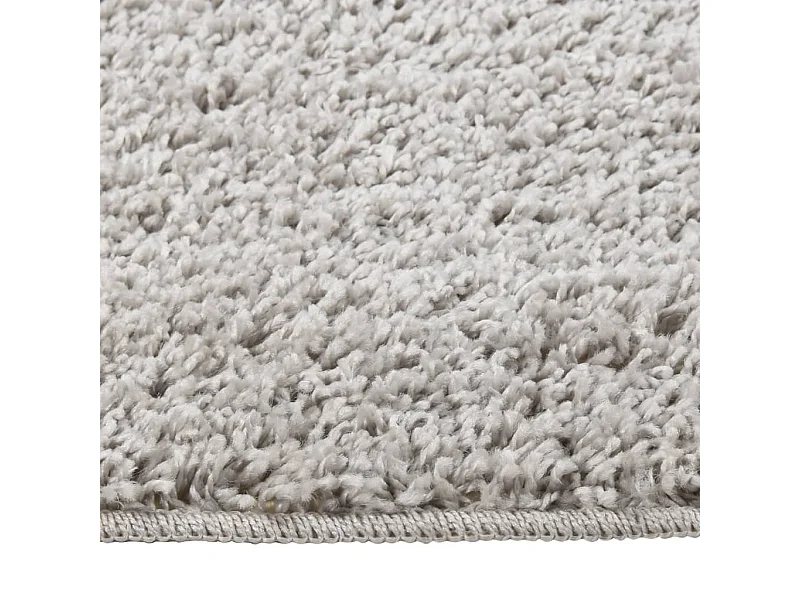 Charleroi  Vloerkleed shaggy anti-slip 80x150 cm lichtgrijs