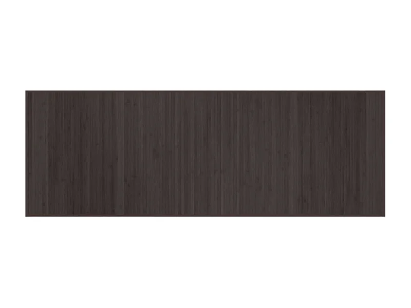 Senad  Vloerkleed rechthoekig 70x200 cm bamboe donkerbruin