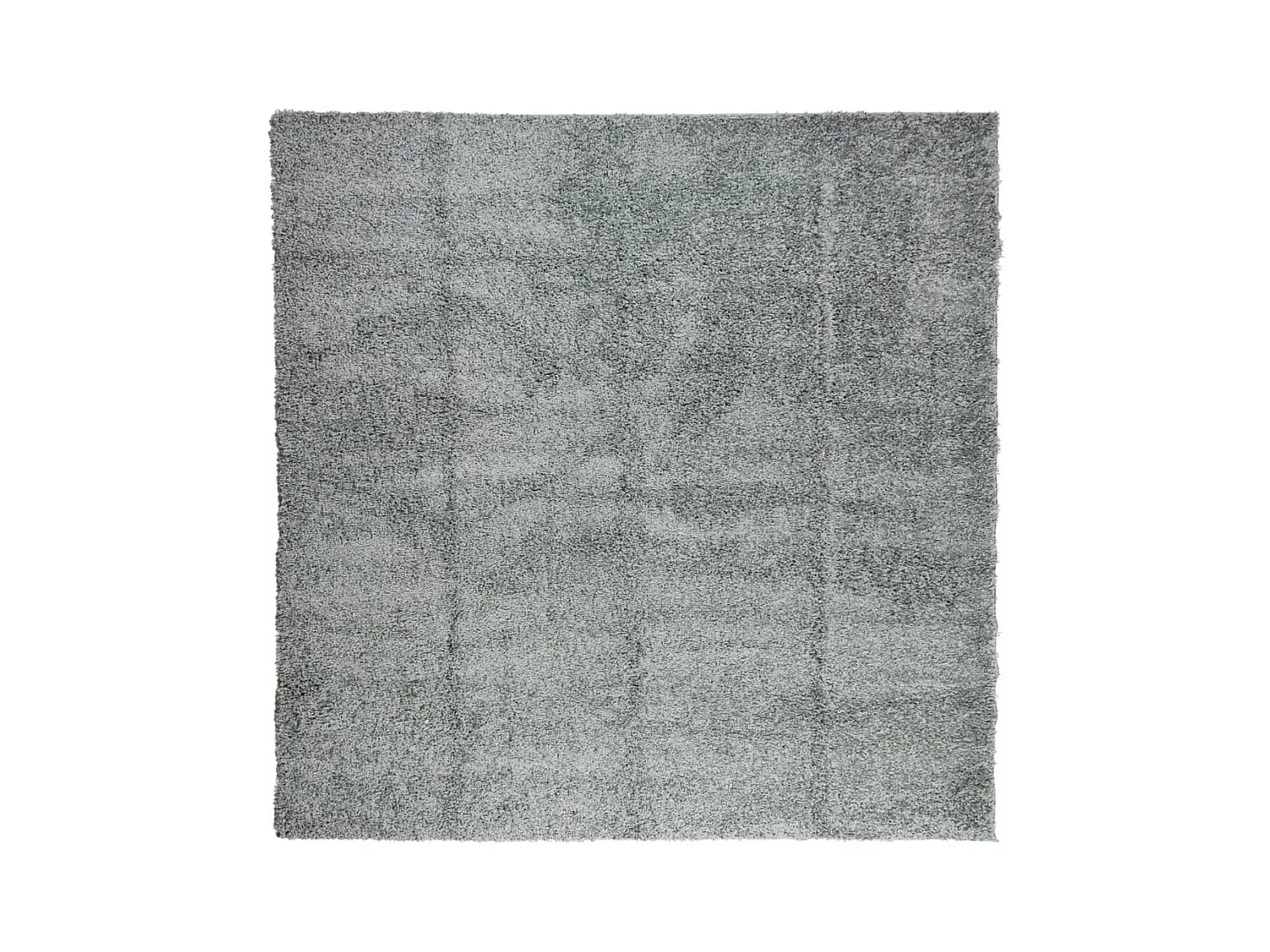 Vito  Tapis shaggy PAMPLONA poils longs moderne vert 160x160 cm