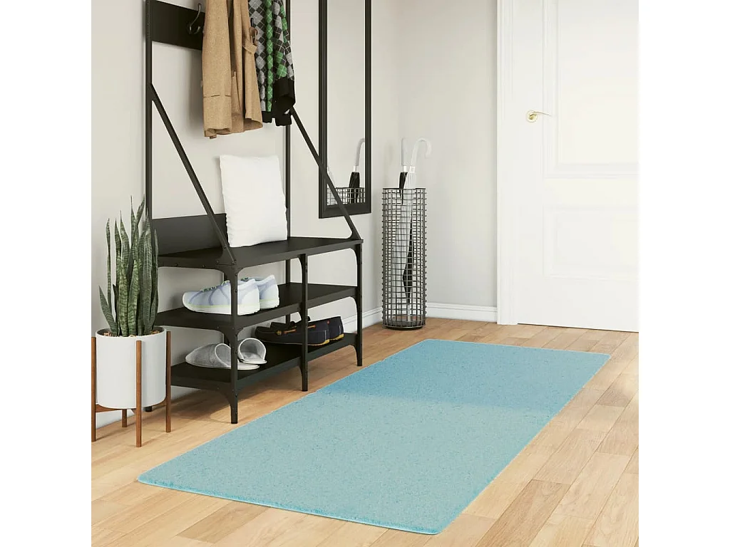 Sinto  Tapis OVIEDO à poils courts vert 80x200 cm