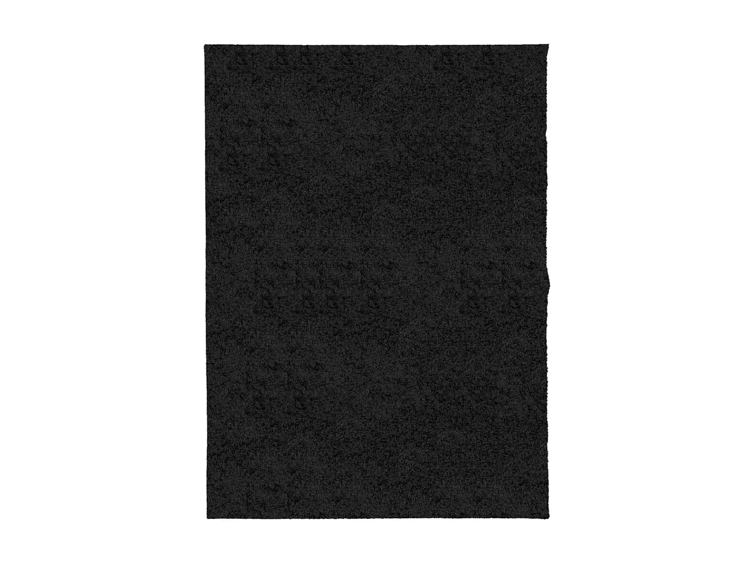Vito  Tapis shaggy PAMPLONA poils longs moderne noir 140x200 cm