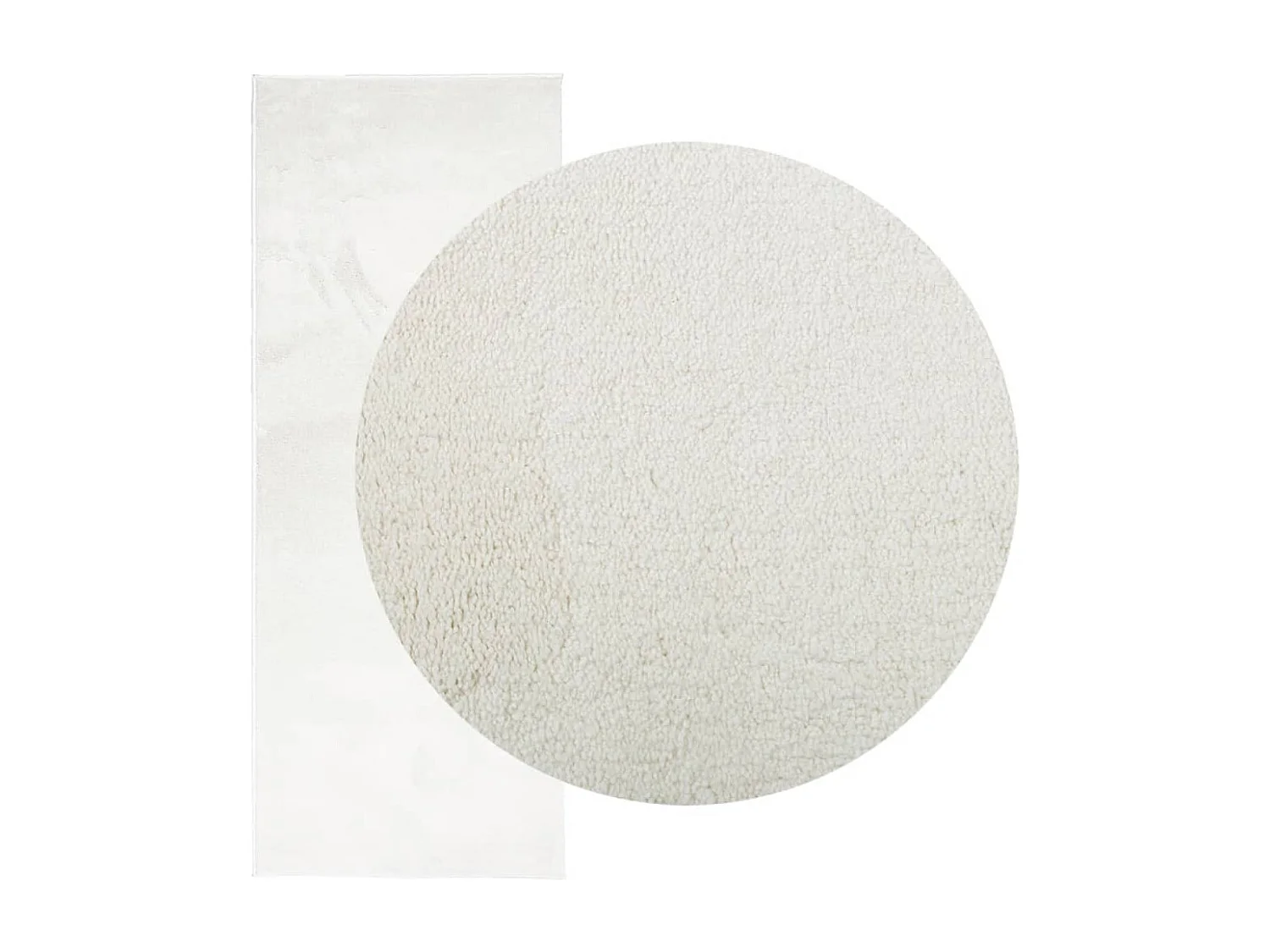 Sinto  Tapis OVIEDO à poils courts crème 80x200 cm