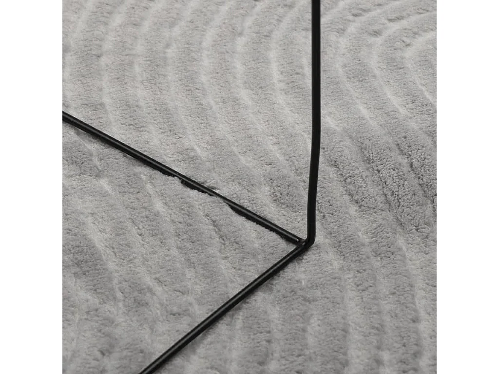 Everlyn  Teppich IZA Kurzflor Skandinavischer Look Grau 200x280 cm