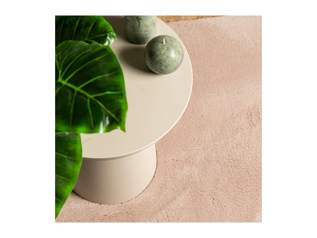 Hester  Tapis HUARTE à poils courts doux lavable rouge clair 160x230 cm