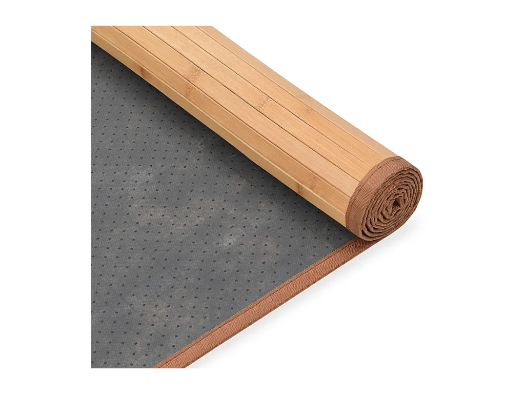 Hanneke  Teppich Bambus 100x160 cm Braun