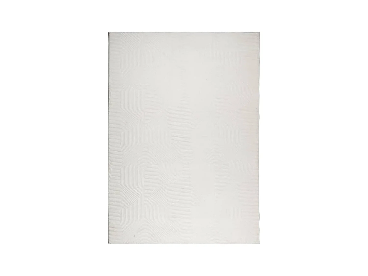 Everlyn  Tapis IZA poils courts style scandinave crème 240x340 cm