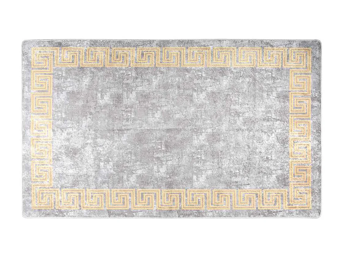 Elsje  Alfombra lavable antideslizante gris 120x180 cm