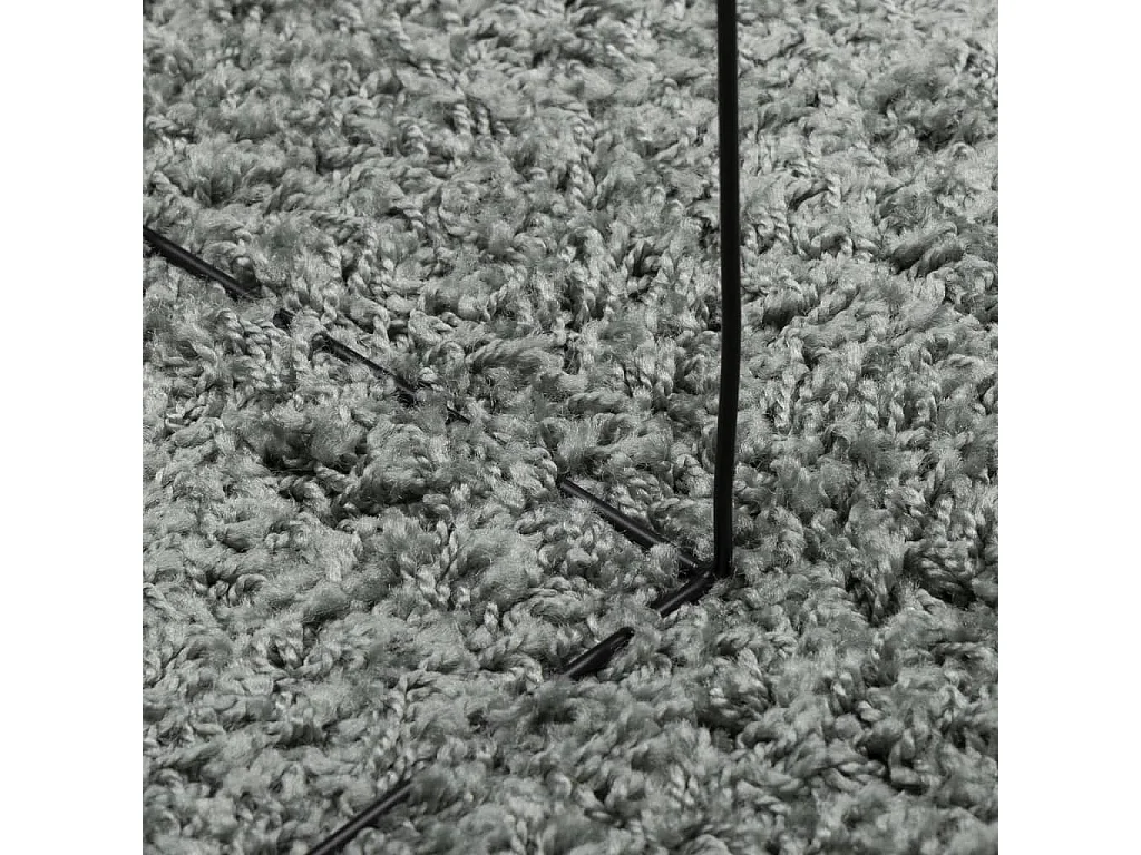 Vito  Vloerkleed PAMPLONA shaggy hoogpolig modern 60x110 cm groen