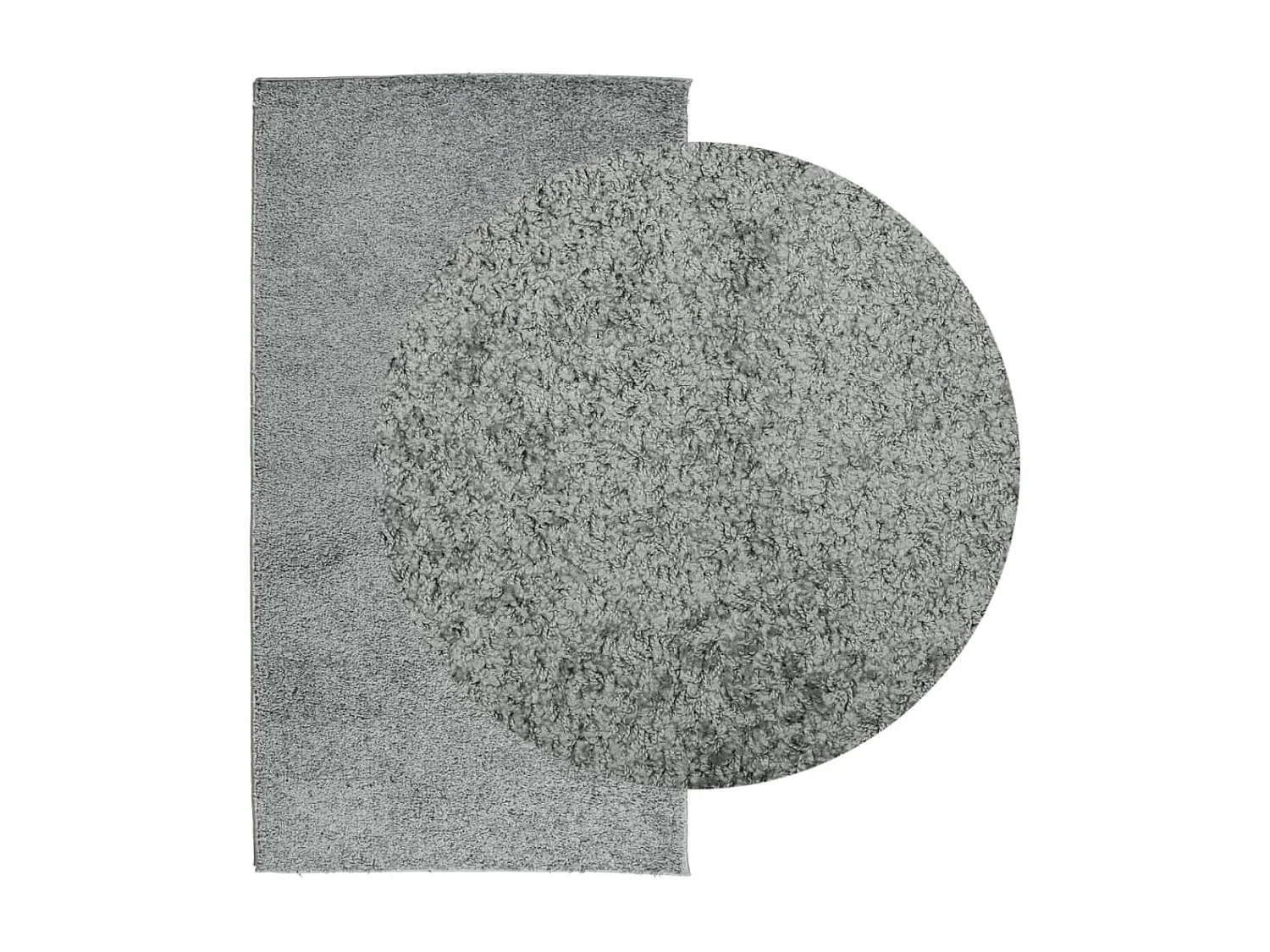 Vito  Teppich Shaggy Hochflor Modern Grün 60x110 cm