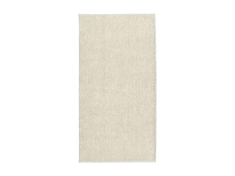 High Point  Tapis ISTAN à poils longs aspect brillant crème 100x200 cm