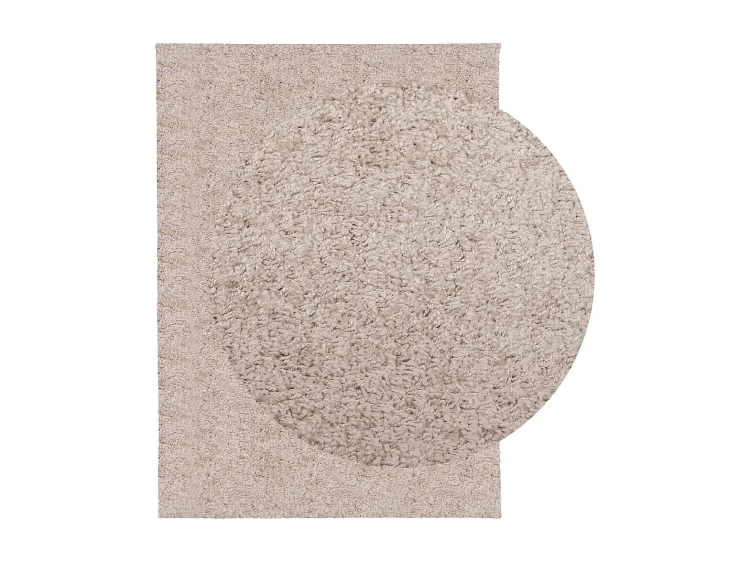 Vito  Tapis shaggy PAMPLONA poils longs moderne beige 140x200 cm