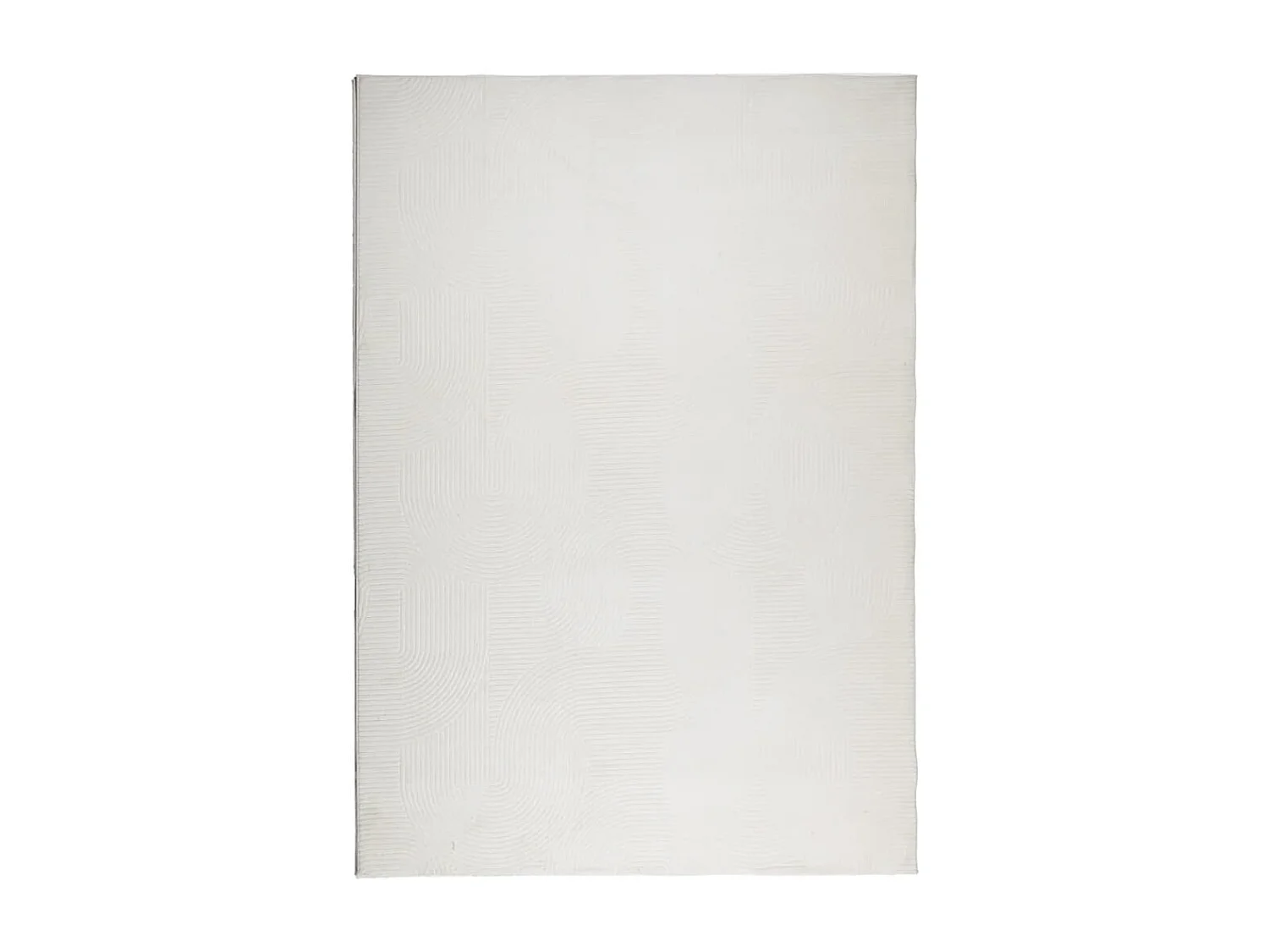 Everlyn  Tapis IZA poils courts style scandinave crème 140x200 cm