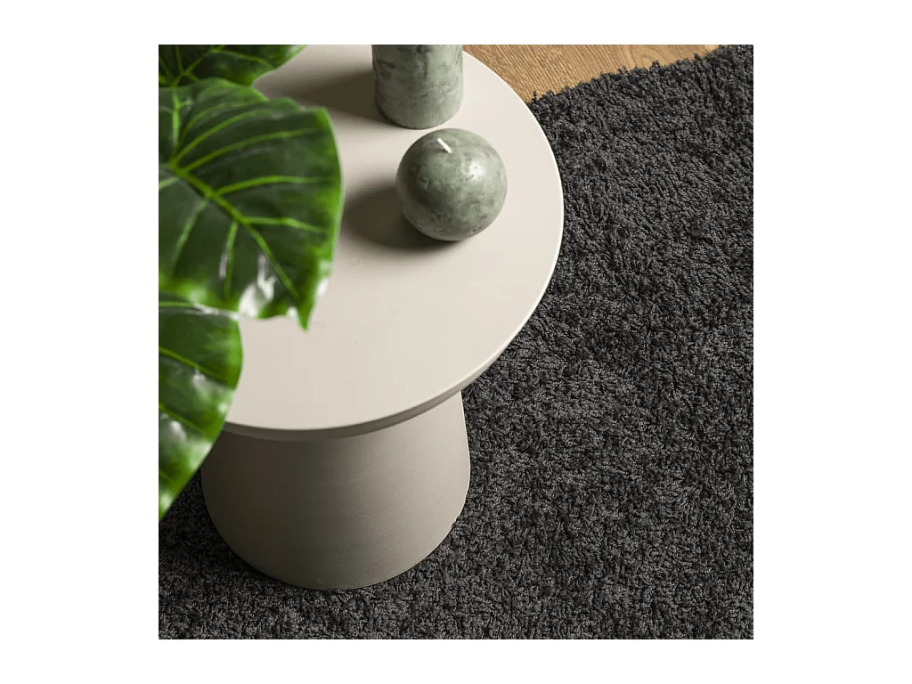 Vito  Teppich Shaggy Hochflor Modern Anthrazit 100x200 cm