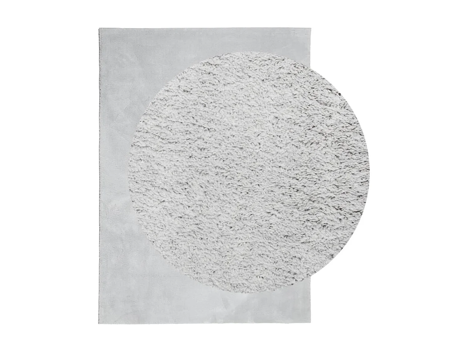 Hester  Tapis HUARTE à poils courts doux et lavable gris 120x170 cm