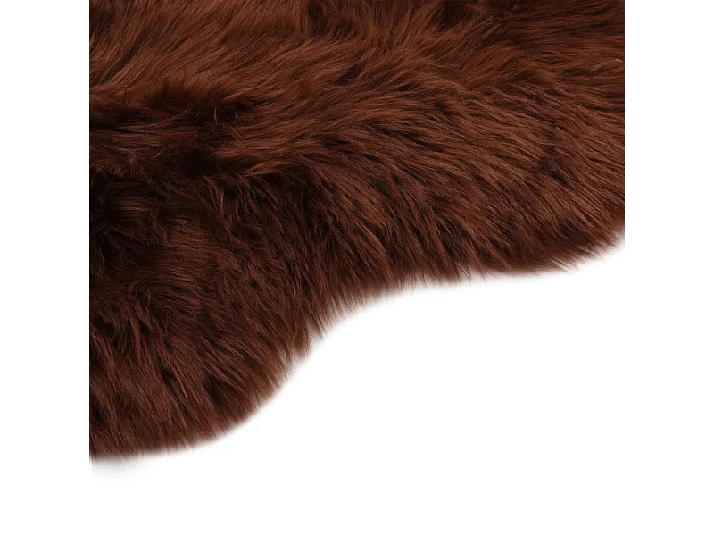 Emmett  Tapis 60 x 90 cm Peau de mouton synthétique Marron