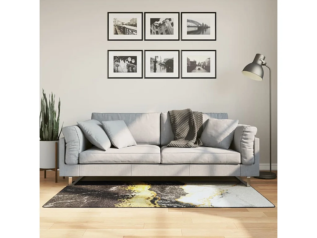 Elsje  Tapis lavable multicolore 80x150 cm antidérapant