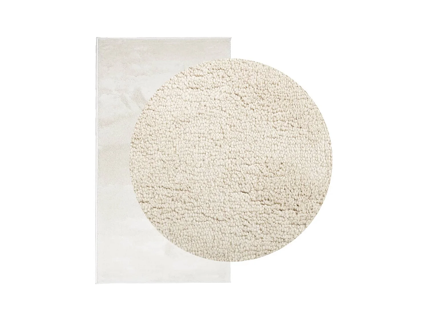 Sinto  Teppich OVIEDO Kurzflor Beige 60x110 cm