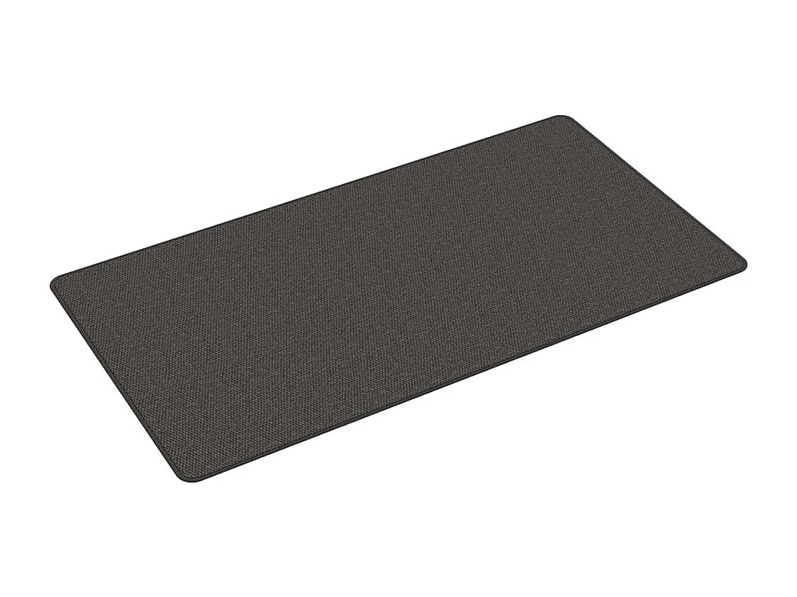 Overijse  Tapis de couloir aspect sisal anthracite 80x150 cm