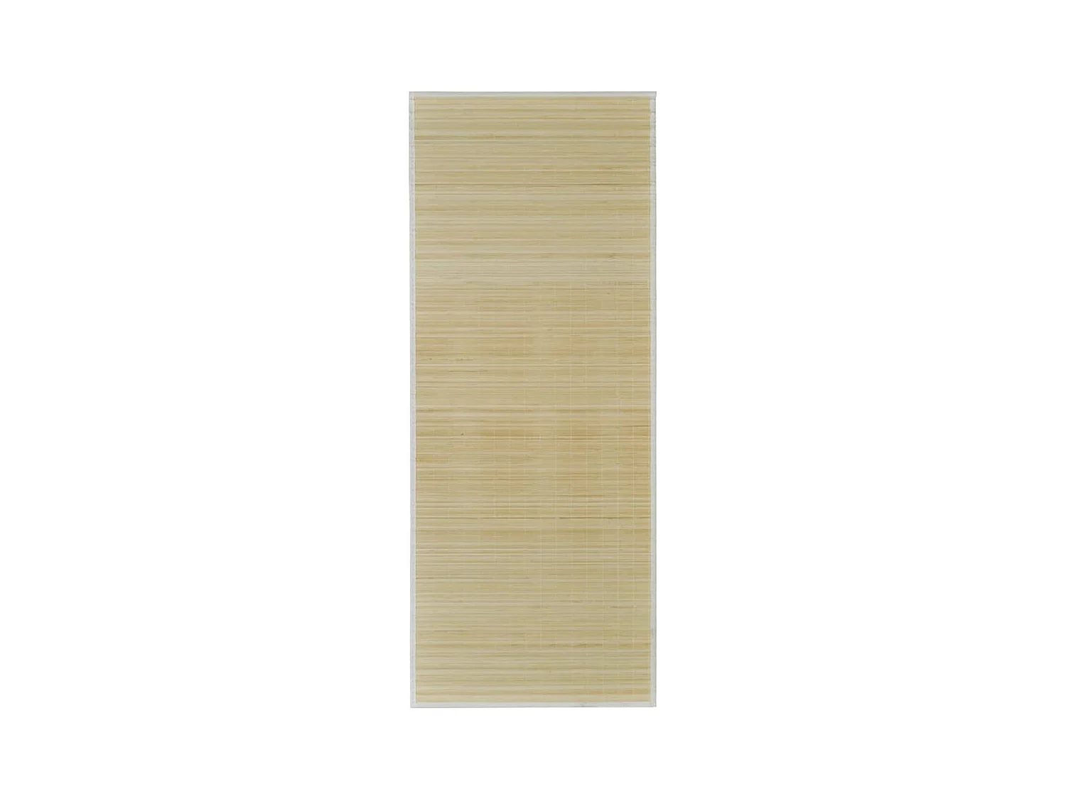 Noisiel  Tapis en bambou l à latte rectangulaire 80 x 300 cm