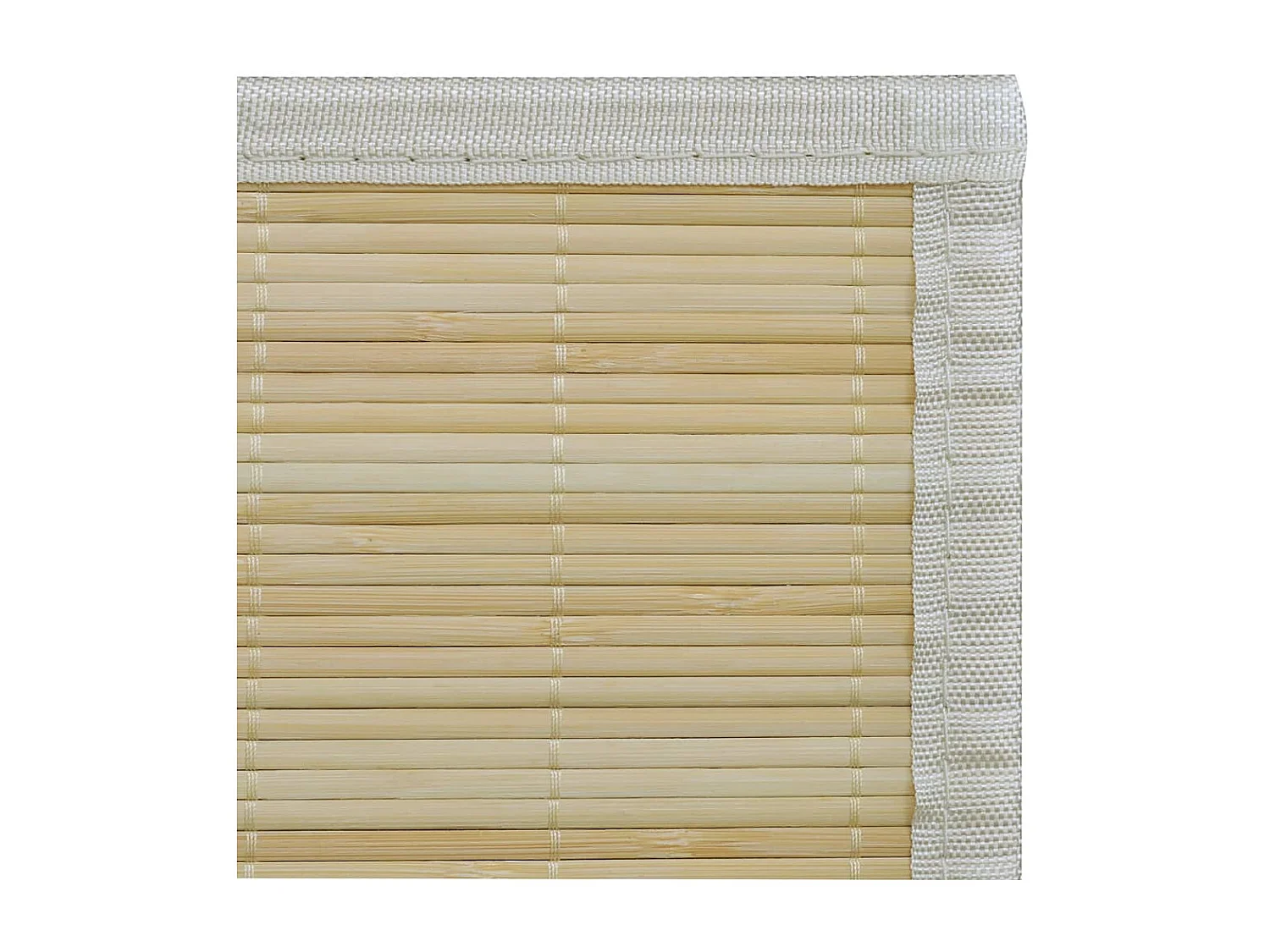 Noisiel  Tapis en bambou l à latte rectangulaire 80 x 300 cm