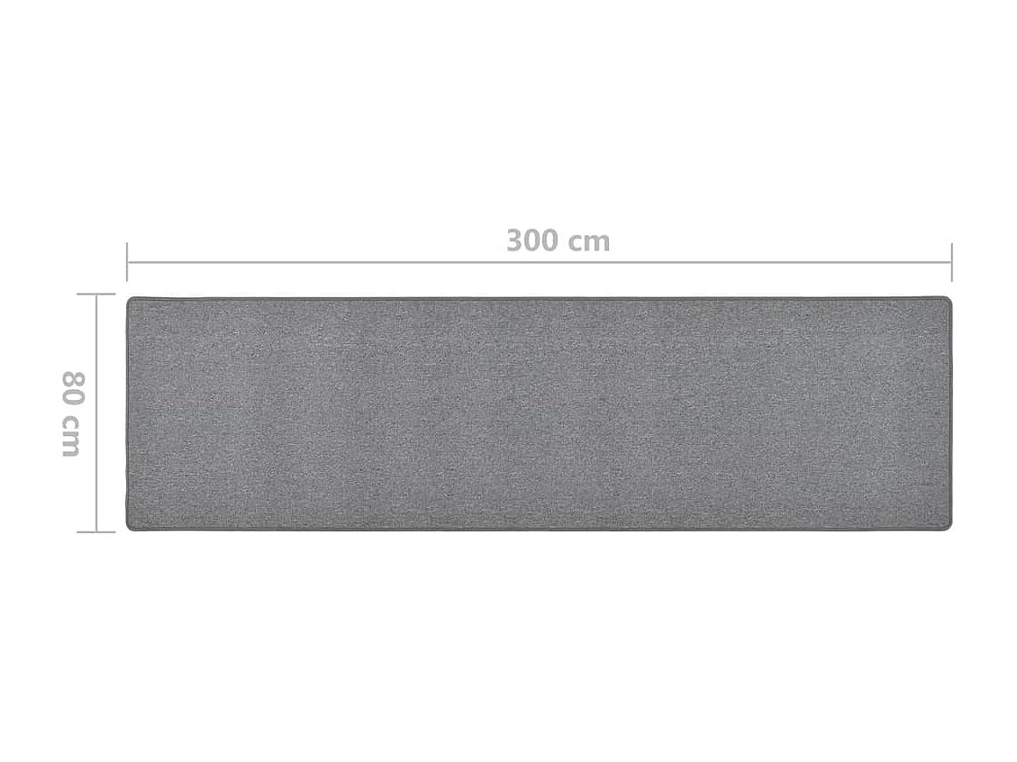 Pelle  Teppichläufer Dunkelgrau 80x300 cm