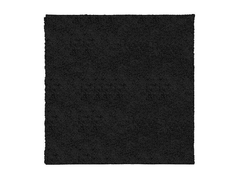 Vito  Tappeto Shaggy PAMPLONA a Pelo Lungo Moderno Nero 160x160 cm