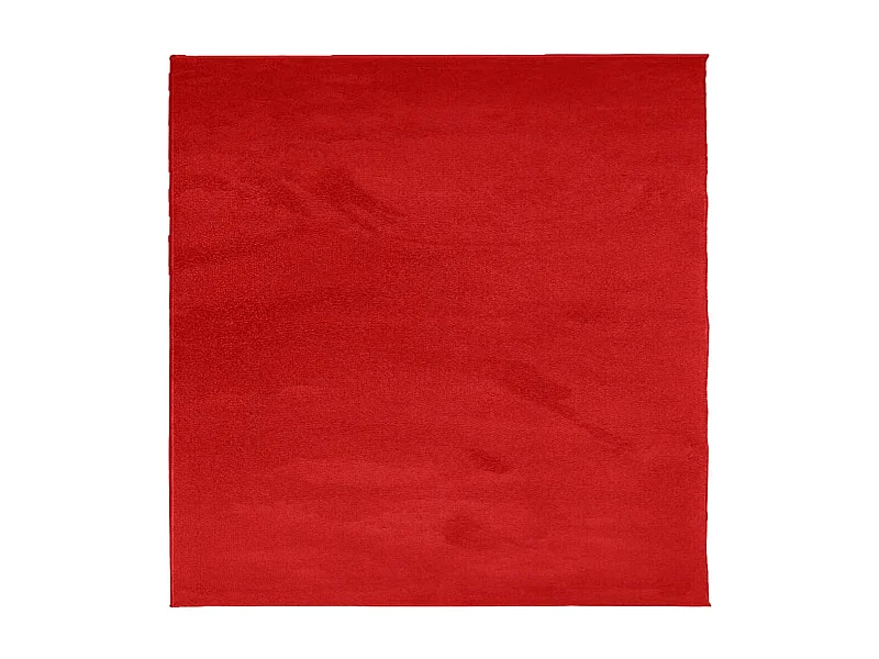 Sinto  Vloerkleed OVIEDO laagpolig 160x160 cm rood
