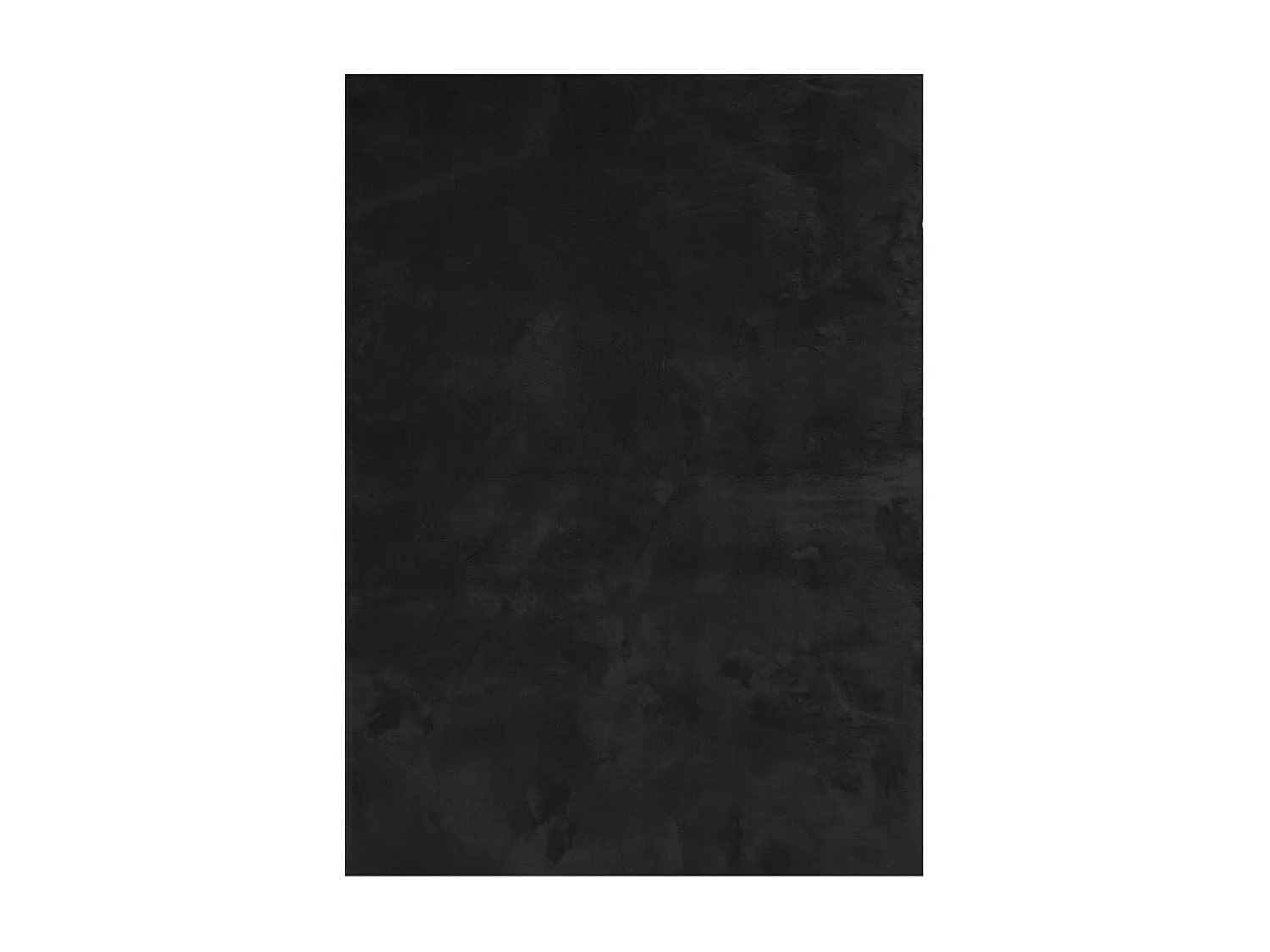 Hester  Alfombra de pelo corto suave lavable HUARTE negro 140x200 cm