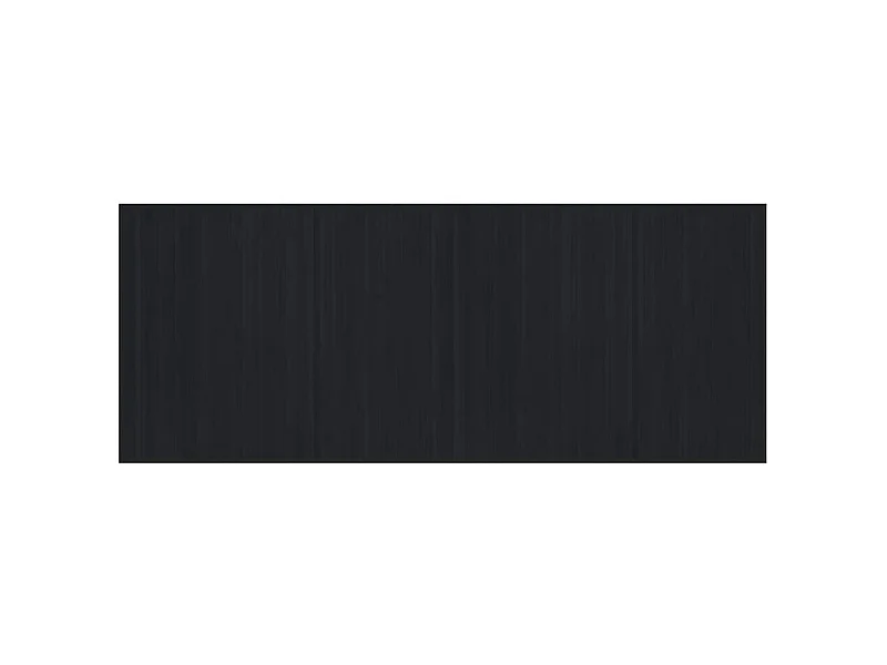 Senad  Teppich Rechteckig Schwarz 80x200 cm Bambus