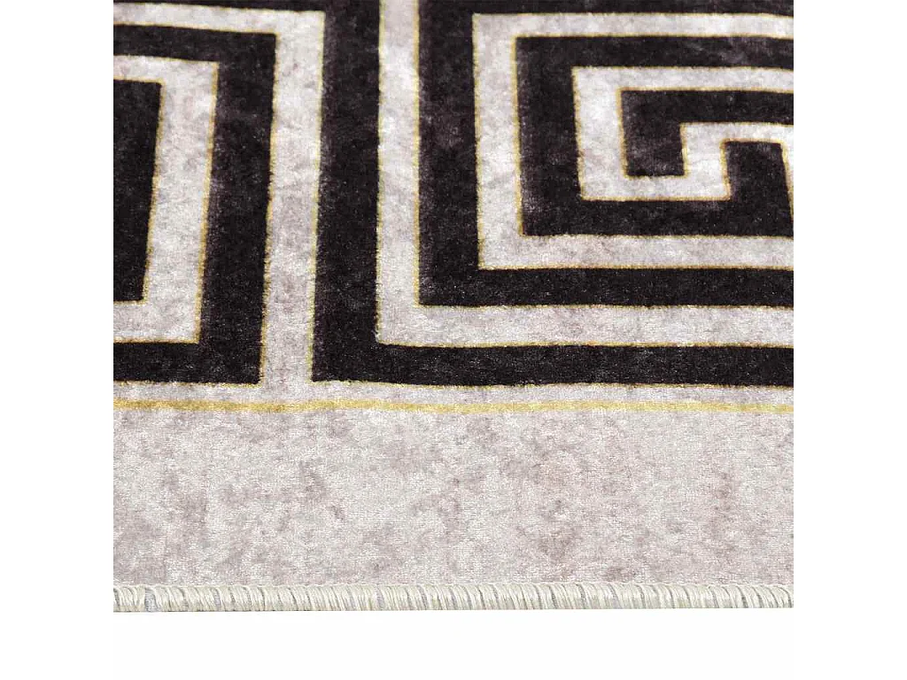 Elsje  Tapis lavable antidérapant 80x150 cm Beige clair