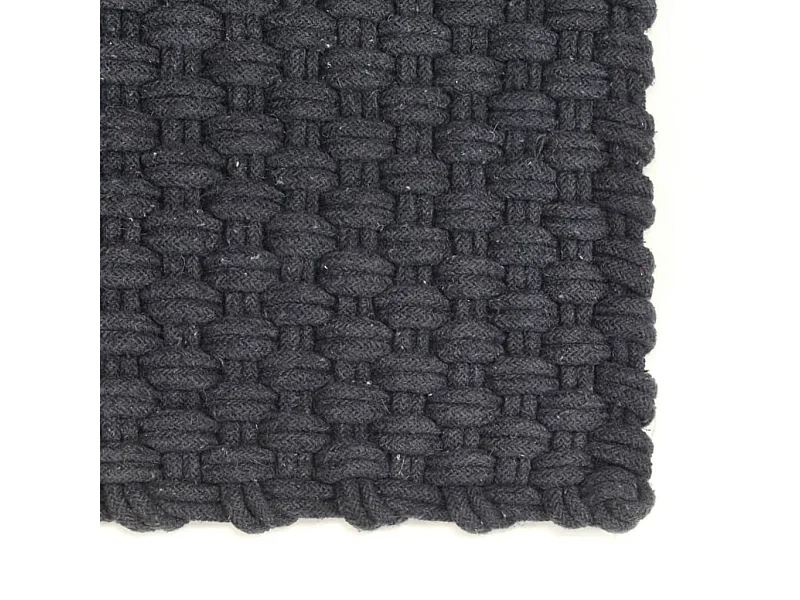 Jochem  Tapis rectangulaire Anthracite 160x230 cm Coton