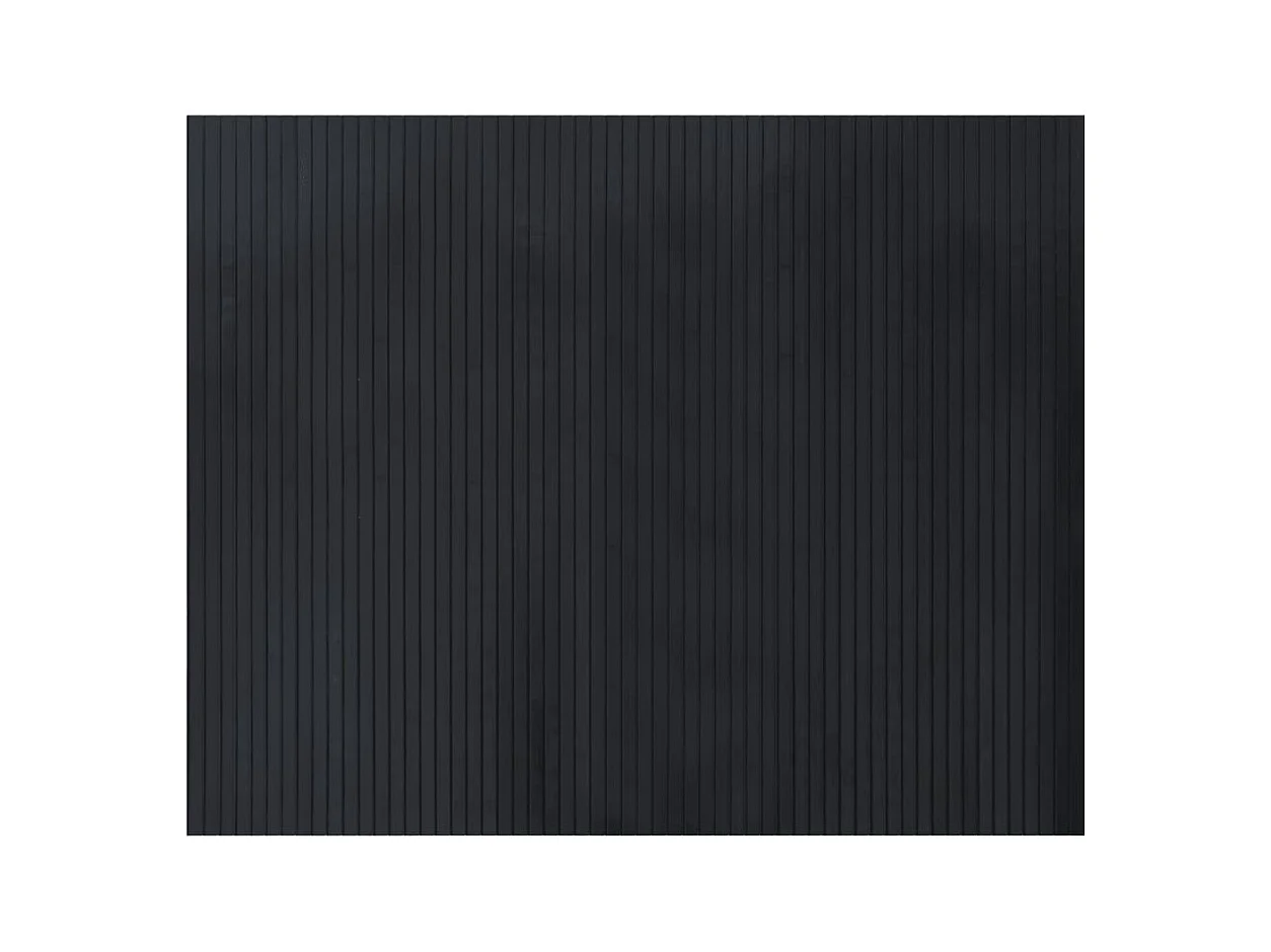 Wakil  Vloerkleed rechthoekig 80x100 cm bamboe zwart