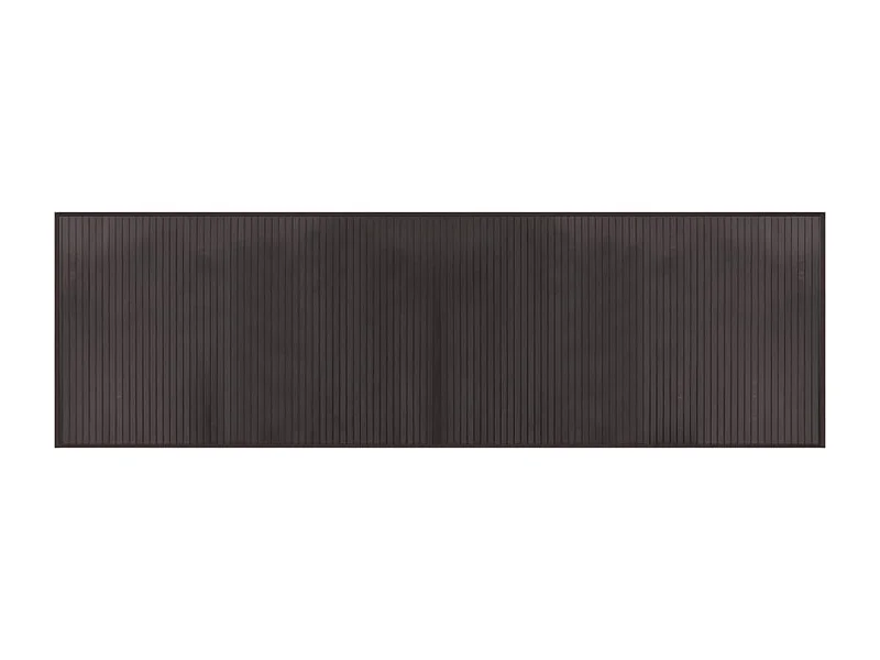 Senad  Teppich Rechteckig Dunkelbraun 60x200 cm Bambus