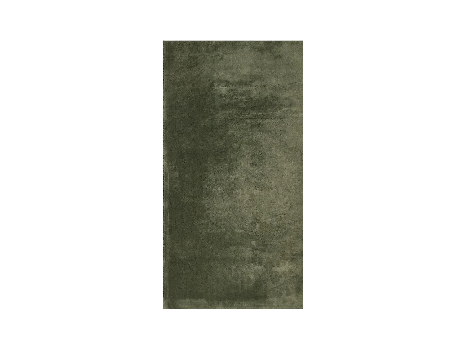 Hester  Vloerkleed HUARTE laagpolig zacht wasbaar 60x110 cm bosgroen